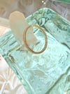 14k solid gold diamond thin band