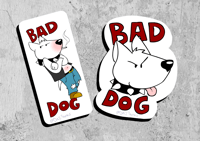 Bad Dog Stickers