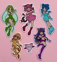 Image 2 of Mew Mew sticker set