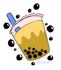 Boba Sticker!