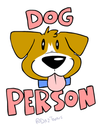 Dog Person Sticker