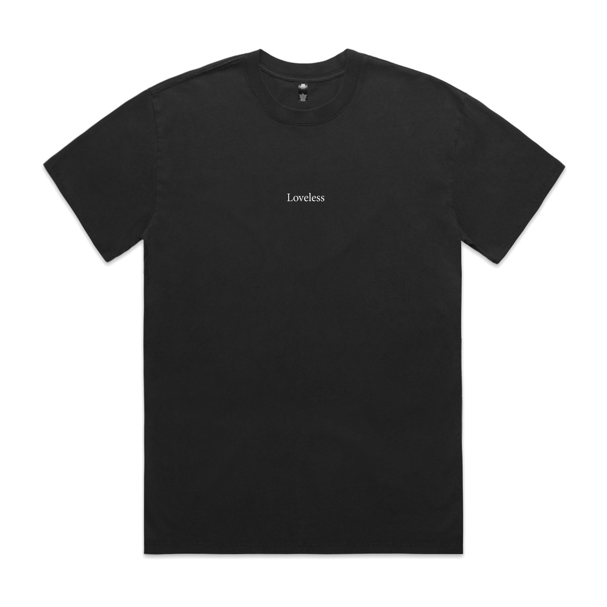 Loveless Faded Black Heavy Weight Shirt Dream On Dreamer