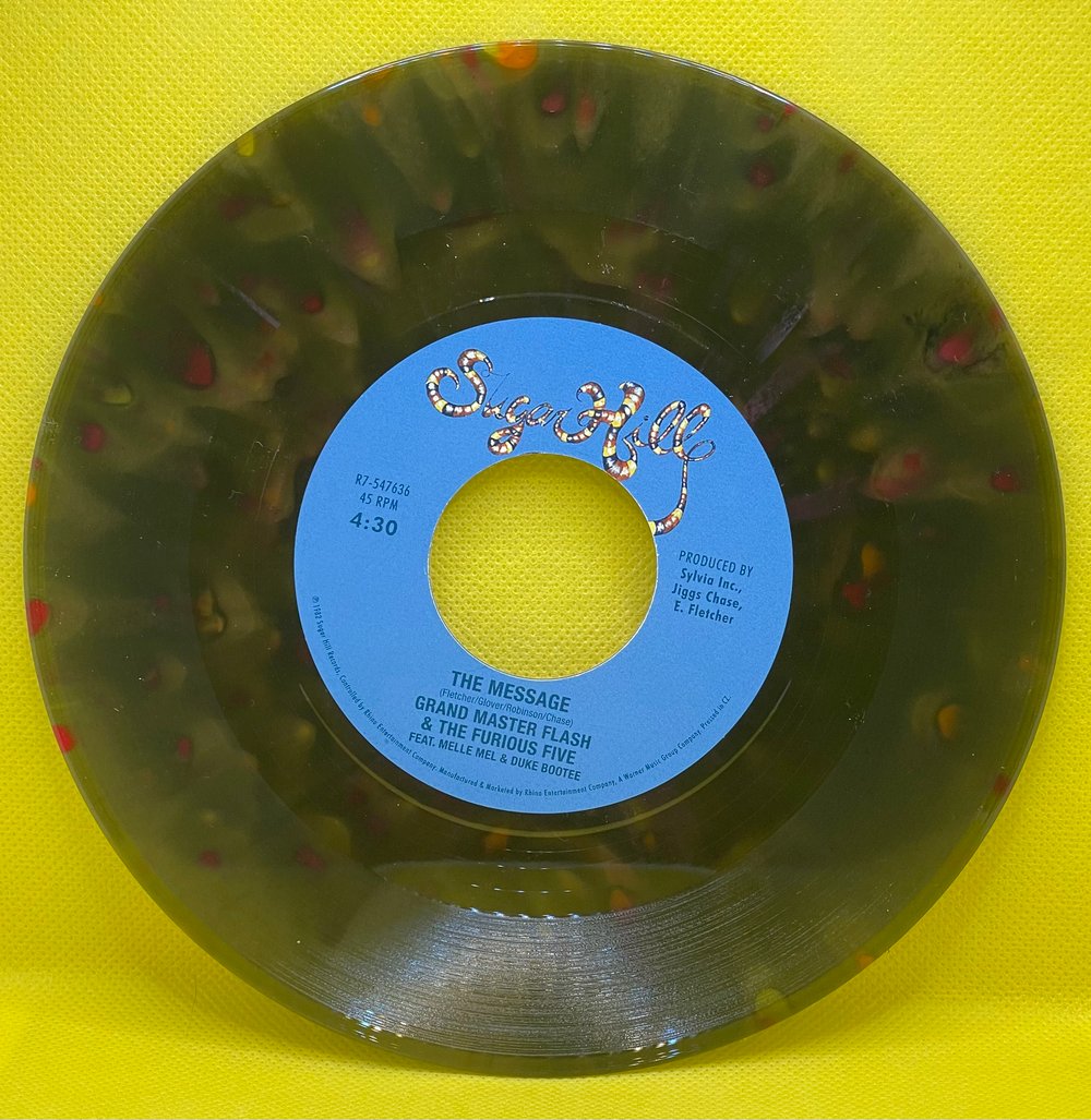 Grandmaster Flash & The Furious Five / Stiff Little Fingers – The Message 2015 7” 45rpm