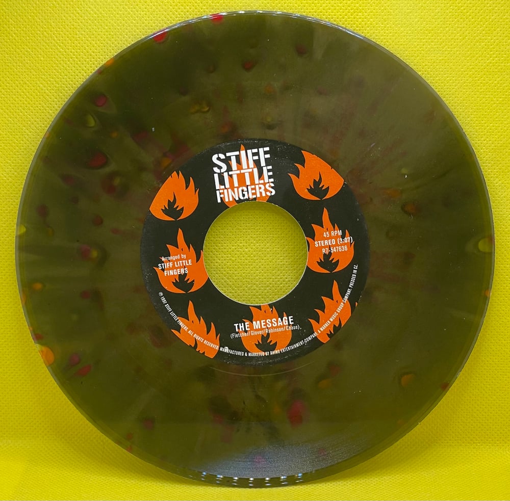 Grandmaster Flash & The Furious Five / Stiff Little Fingers – The Message 2015 7” 45rpm