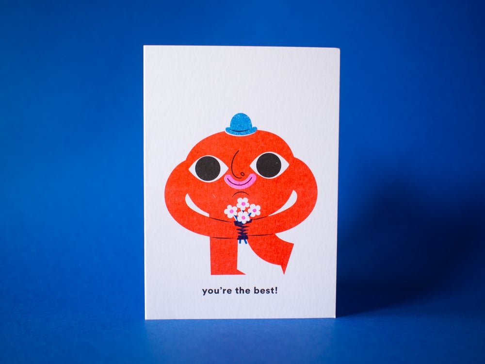 Image of You're the best! Greeting Card