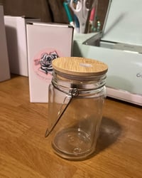 Image 2 of 11oz Glowing Elf (Mini Snow Globe/glass cup) 