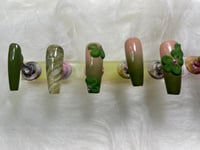 Image 2 of HUNTER GREEN OMBRÉ SET