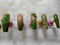 Image 3 of HUNTER GREEN OMBRÉ SET