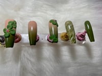 Image 4 of HUNTER GREEN OMBRÉ SET