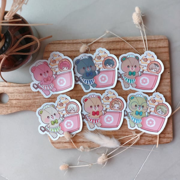 Image of Beary Maidos Stickers