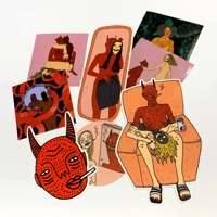 Image 4 of BUNDLE - Stickers, Temporary Tattoos and Pin