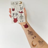Image 2 of BUNDLE - Stickers, Temporary Tattoos and Pin