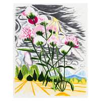 Verbena and Storm Clouds