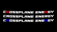 Image 1 of 'Crossplane Energy' Visor Sticker
