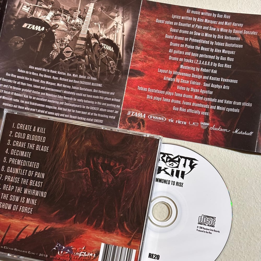 Create A Kill - "Summoned To Rise" CD