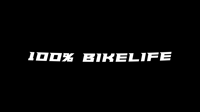 '100% BikeLife' Visor Sticker