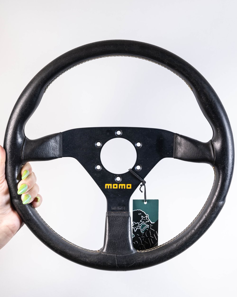  Black Momo Steering Wheel (340mm)