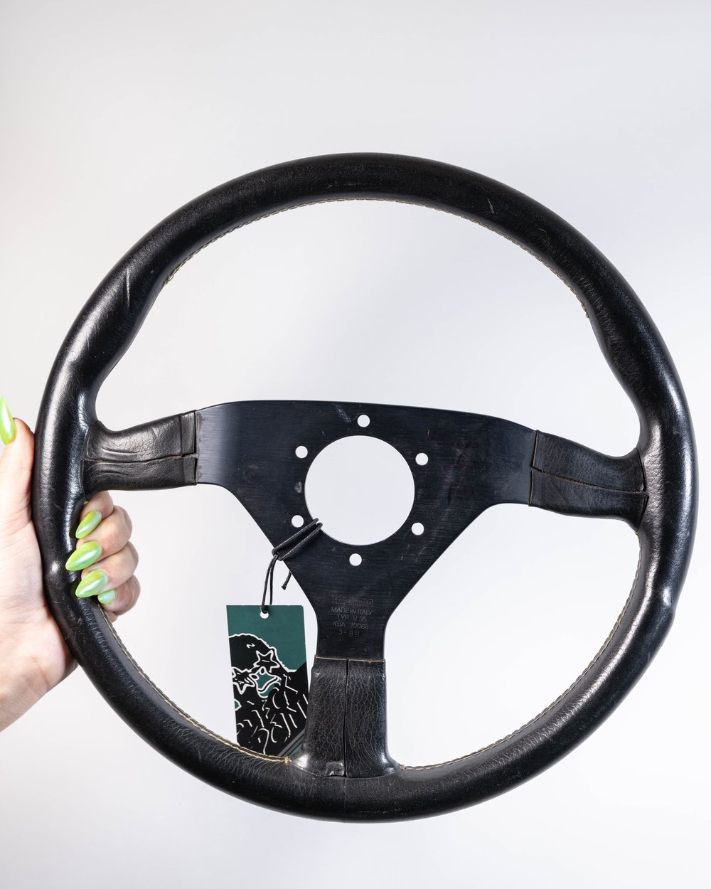  Black Momo Steering Wheel (340mm)
