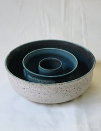 Image 2 of Teal Bowl Set