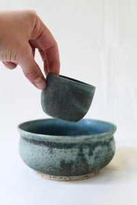 Image 5 of Teal Bowl Set