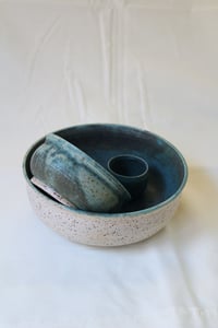 Image 1 of Teal Bowl Set