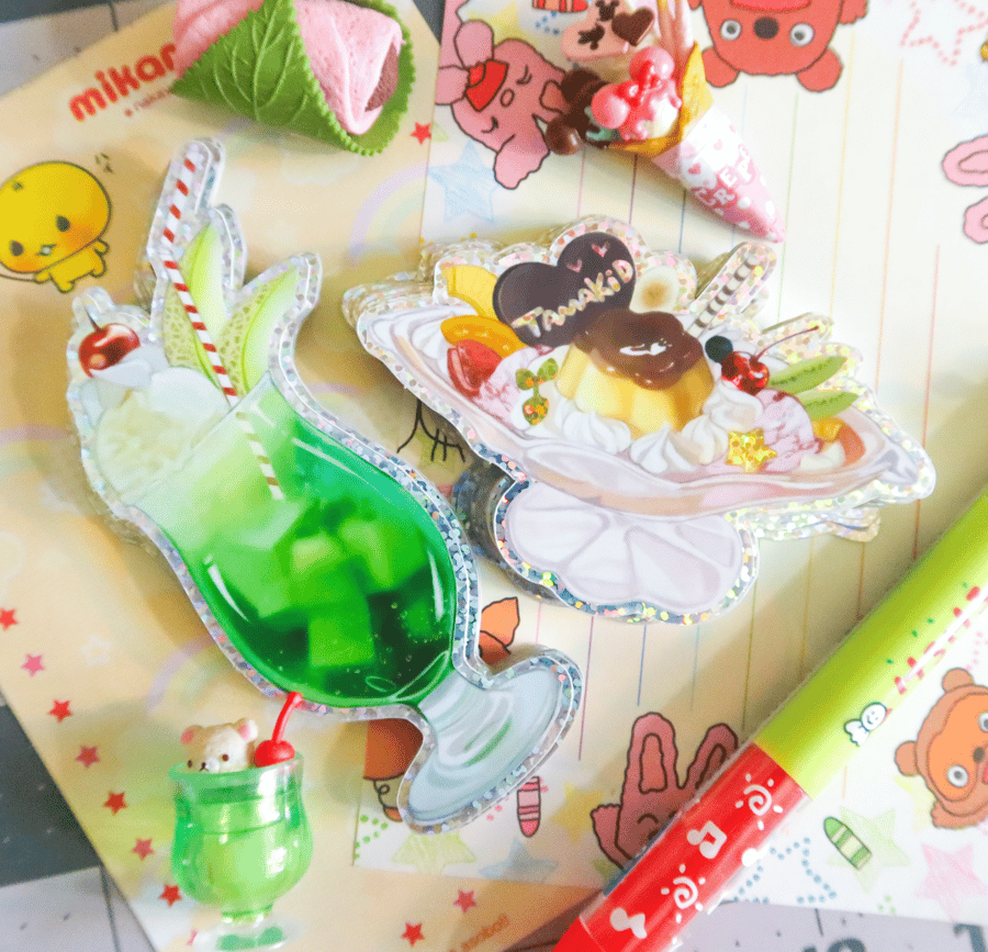 Image of Pudding Glitter Sticker