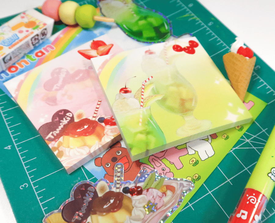 Image of Pudding Parfait Sticky Notes