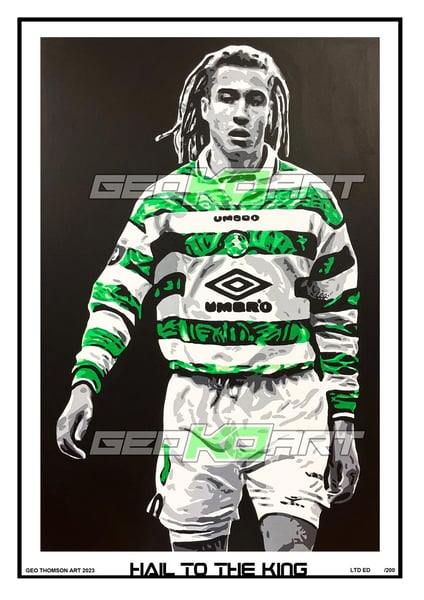 Image of HENRIK LARSSON CELTIC HAIL TO THE KING