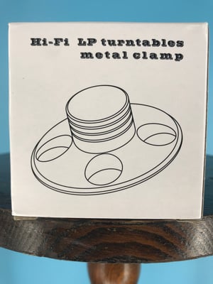 Image of Burlington Recording Metal Clamp 240 Gram for LP Turntable - SILVER