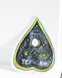 Image 2 of Planchette Ouija Board Holo Sticker
