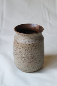 Image 3 of Pair of Speckled Vases