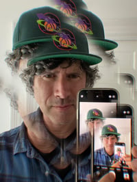 Image 1 of Gruff Rhys Spruce Green Logo Cap