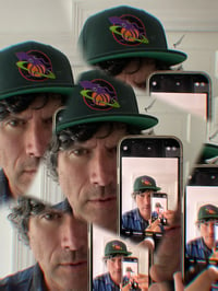 Image 2 of Gruff Rhys Spruce Green Logo Cap