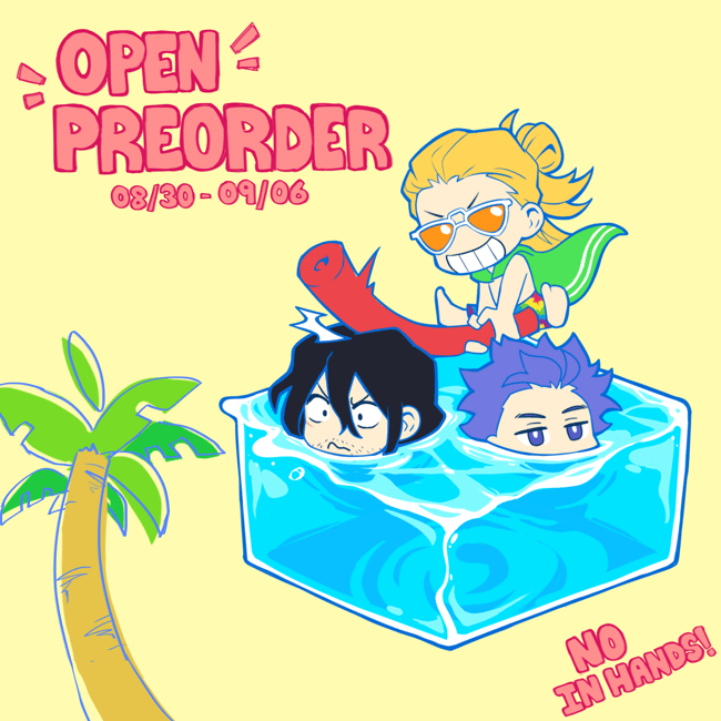 Hero Pool Party Pins (PREORDER)