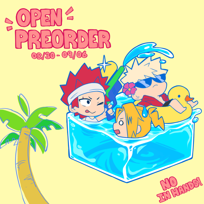 Hero Pool Party Pins (PREORDER)