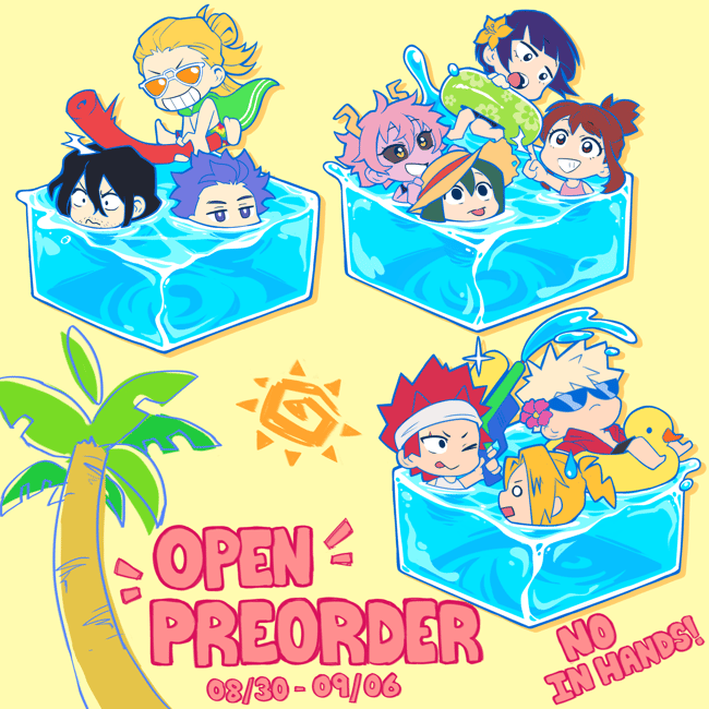 Hero Pool Party Pins (PREORDER)