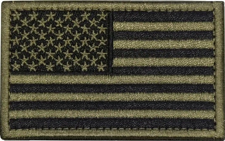 Image of US FLAG PATCHES ~ DIFFERENT COLORS