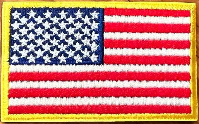 Image of US FLAG PATCHES ~ DIFFERENT COLORS