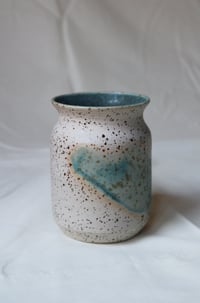Image 2 of Aqua Speckled Vase