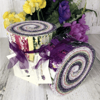 Image 1 of IRRESISTIBLE IRIS 2.5" Pinwheel by Ann Lauer of Grizzly Gulch for Benartex