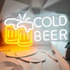 Cold Beer LED Neon Sign for Room Decor