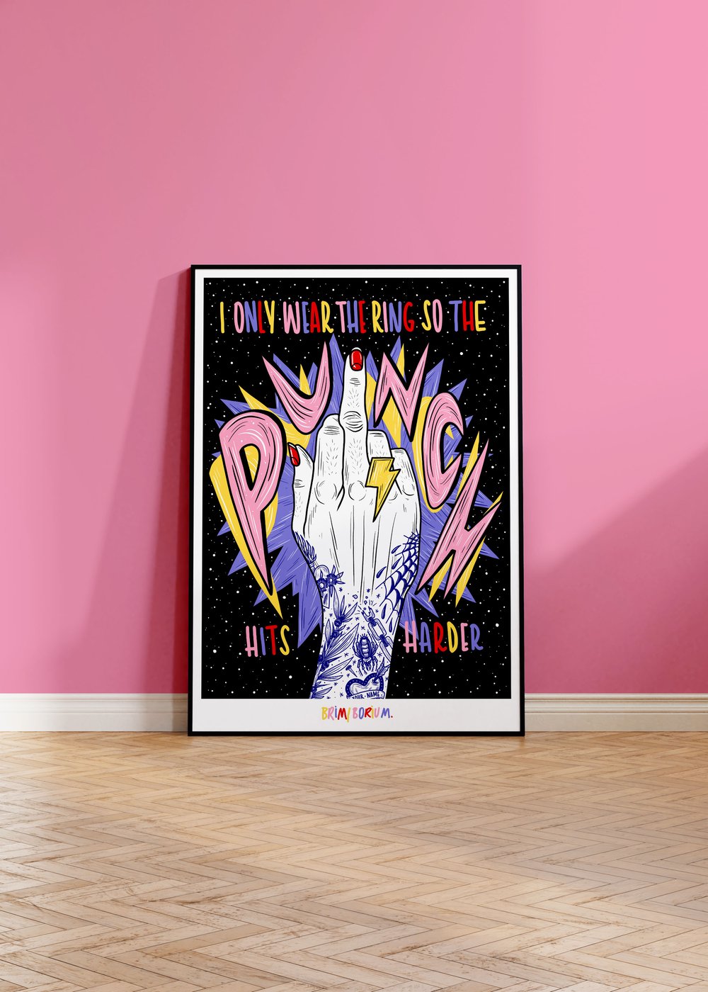 'PUNCH' Poster (50x70)