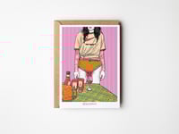 Image 1 of 'JUST BLEED IT' Postcard 