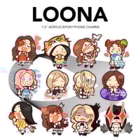 Image 2 of (last chance) LOONA Solo Debut Acrylic Phone Charms