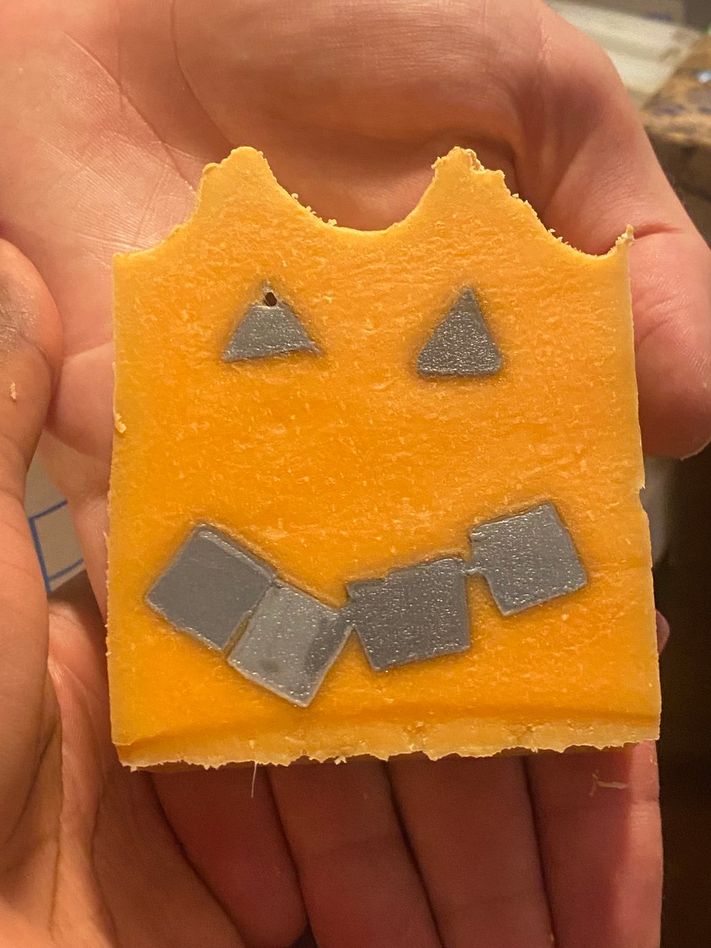 Jack o’ lantern soap