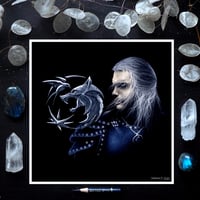 Image 1 of 2019 The Witcher Geralt of Rivia Fine Art Print