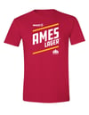 Ames Lager Cardinal Short Sleeve T-shirt