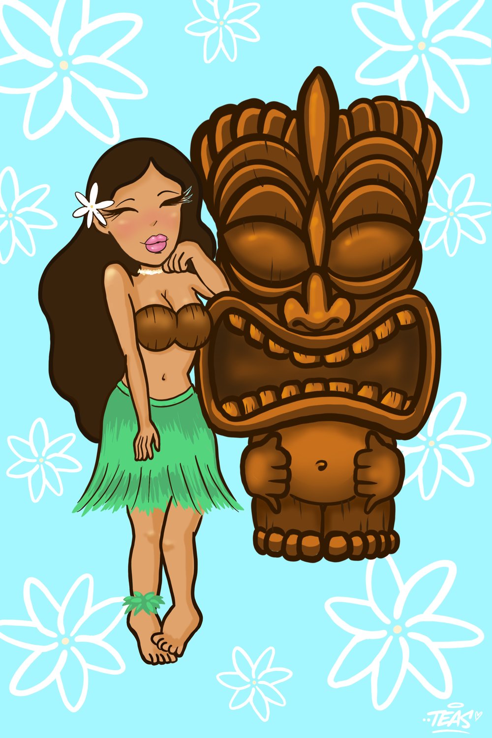 Image of  💥💛“Freaky Tiki” 🌺🏖️ Poster 