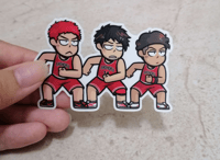 Image of Shohoku Starters + 3BK Vinyl Stickers [Slam Dunk]