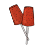 Strawberry Pilones Lollipops